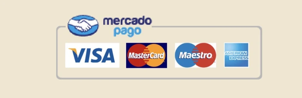 Mercado Pago, Visa, Mastercard, Maestro y American Express